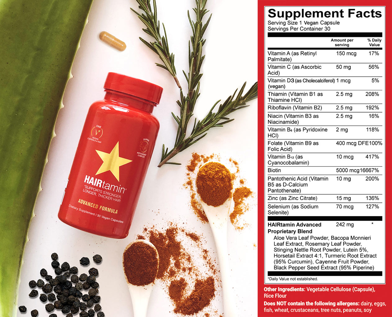 ingredients back panel